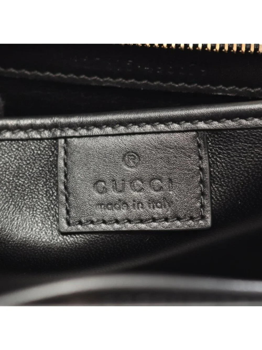 Gucci Handbag Bamboo Small 2-Way Black Leather